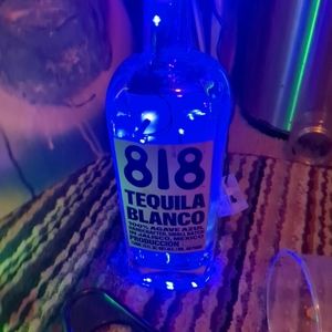 818 tequila bottle light battery operated